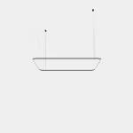 Pendant Geometric Square Surface 4000x4000mm LED 315W LED neutral-white 4000K 0-10V Black 22085lm QS4T-00X9AZRU05