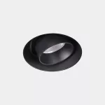 Downlight Play Snoot Round Adjustable Trimless 6.4W LED neutral-white 4000K CRI 92 13.8º Black IP54 595lm AG57-P7X9S2BB60