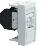 systo Gniazdo informatyczne z polem opisowym 1x RJ45 kat. 6 FTP 1M biały