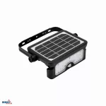 NAŚWIETLACZ SOLARNY LED SOLEN 5W 500LM 4000K IP65 CZARNY CZ. PIR