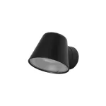 Wall fixture IP54 CONE GU10 8W Black PX-0499-NEG