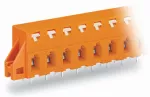 Złączka do płytek drukowanych przycisk 2,5 mm² RM 7,62 mm 2-bieg, pomarańczowa 741-422