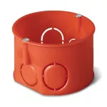 Puszka p/t PK-60 LUX z wkrętami  IP 20 ceglasta RAL 2027