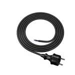 PP-40H/2M/2X1,5/H05VV-F Przewód przyłączeniowy z wtyczką prostą IP44 ; 2x1,5; H05VV-F; 2m; czarny
