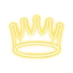 RTV100286 Neon PLEXI LED KORONA ciepła biała NNE12 Neolia