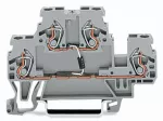 Złączka do zabudowy elementów 2-piętrowe, szara 870-540/281-411