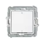 ICON Mechanizm łącznika dwubiegunowego biały mat