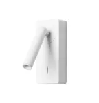 Wall fixture COLO LED 3.4W LED warm-white 3000K ON-OFF White 184 DE-0116-BLA