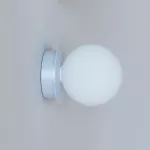 COTTON kinkiet fi100 max.1x1,9W, G9, 230V, srebrny aluminiowy (mat) RAL 9006 DM101/K/TC1/175