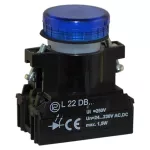 PROMET Lampka L22D 24V-230V/W3 niebieska