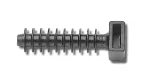 Kołek montaż do opasek fi 6mm czarny /k.25/