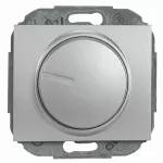 SO-1N/M Ściemniacz obrotowy-NOVA- 230V, 50Hz, Pmin:60W, Pmax:400W; srebrny