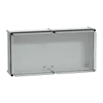 Puszka poliestrowa PLS pokrywa transparentna poliwęglanowa IP65 360x720x230 mm, PanelSet