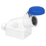 Gniazdo Pratika montaż naścienny 2P+PE 16A IP 67 230V