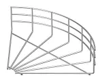 GRB 90 160 G Łuk 90° korytka siatkowego