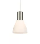 Markslojd lampa wisząca Vero 1L stalowa/biała 107511