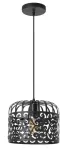 2156 Lampa wisząca Alessandra E-27/60W czarna mat 230V, 50Hz
