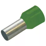 Końcówka tulejkowa izol.  16/18   zielone 100szt