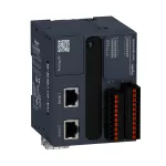 Sterownik modułowy, 2 x RJ45, 8 wejść, 8 wyjść przekaźnikowych, 24 VDC, zaciski sprężynowe Modicon M221