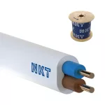 nkt instal YDYp 450/750 2x1 biały Kabel elektroenergetyczny, instalacyjny, wielożyłowy z izolacją PVC