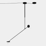Pendant Invisible Single Adjustable LED 10.5W LED warm-white 3000K PHASE CUT Black 550lm 00-5694-05-05
