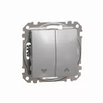Łącznik żaluzjowy, Sedna Design & Elements, srebrne aluminium