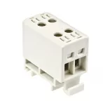 ZŁĄCZKA SZYNOWA JEDNOPOLOWA ZGX 2x16 MM2 SZARA (Al/Cu)