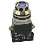 PROMET Przycisk NEF30-UKLXY/24V/W3 niebieski