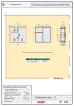 Obudowa poliestrowa - IP44/IP54, IK10, OS 80x80/3+5/8 daszek płaski