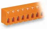 Złączka do płytek drukowanych przycisk 2,5 mm² RM 7,62 mm 4-bieg, pomarańczowa 741-404