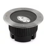 Recessed uplighting IP65-IP67 Gea Power LED Round ø180mm LED 22W LED neutral-white 4000K ON-OFF AISI 316 stainless steel 1167lm 55-9667-CA-CM
