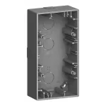 Adapter natynkowy 2-krotny, Merten, D-Life, antracytowy