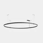 Lineal lighting system Apex Circular Pendant 68W LED warm-white 2700K CRI 92 DALI Black IP40 7200lm AW18-48VAPLDS60