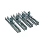 Wsporniki regulowane PLA 4 sztuki 620 mm, PanelSet