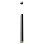 PIXO 610 wisząca max 1x50W, GU10, 230V, kolor złota, czarny głęboki (mat struktura) RAL 9005 T068E61Wh962116