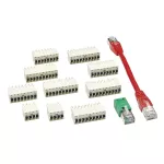Kompletny zestaw złączy do sterowników PacDrive LMC Pro i kabel Sercos - 0,13m