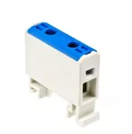ZŁĄCZKA SZYNOWA JEDNOPOLOWA ZGX 1x16 MM2 NIEBIESKA (Al/Cu)