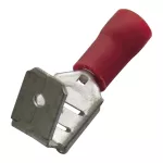 Nasuwka izol. z odgałęzieniem 0,5-1,0/6,3x0,8 PVC czerwona 100szt