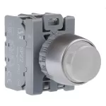 PRZYCISK WYSTAJ PODŚW BIAŁY 1ZW 1ROZ AC(24V-230V),DC(24V-110V) SP22-WLB-11-LED.UNI\AC/DC