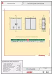 Obudowa poliestrowa - IP44/IP54, IK10, OS 40x2x60 daszek płaski