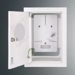 Rozdzielnica p/t licznikowa RW 18NN O T1F 312x213x170; z okienkiem; zamek patent.9081; IP30; RAL 9003