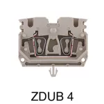 ZDUB 2.5-2/4AN/RC Złączka szynowa przelotowa, nr.katalogowy 1712970000