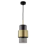 Light Prestige lampa wisząca Miele E27 złoto/dymiona LP-866/1P L SM/GD