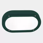 Wall fixture IP66 Basic Oval LED 8.5W SW 2700-3200-4000K ON-OFF Fir green 793lm 05-E102-E3-EH
