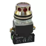 PROMET Przycisk NEF30-KLXY/D24V czerwony
