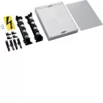 univers N Blok dla szyn zbiorczych pion. 30x5/10mm 300x250