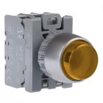PRZYCISK WYSTAJ PODŚW ŻÓŁTY 1ZW AC(24V-230V),DC(24V-110V) SP22-WLG-10-LED.UNI\AC/DC