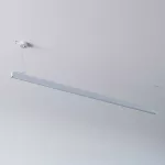 AVAR 2000 wisząca, dyfuzor płaski OPAL, LED PHILIPS LV 44,8W/6904lm/930, 230V, srebrny aluminiowy (mat) RAL 9006