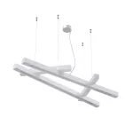 RAMITA N1 wisząca LED 54W/5238lm/3000K, 230V, biały sygnałowy (mat struktura) RAL 9003