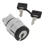 Harmony XB4 Główka przełącznika 2 pozycyjnego z kluczem NR3131A czarny metalowy